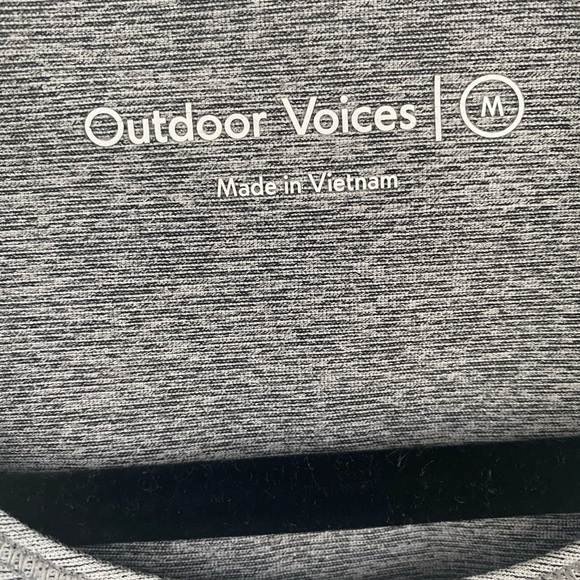 Outdoor Voices Crop Top Sports Bra Medium - Picture 3 of 5